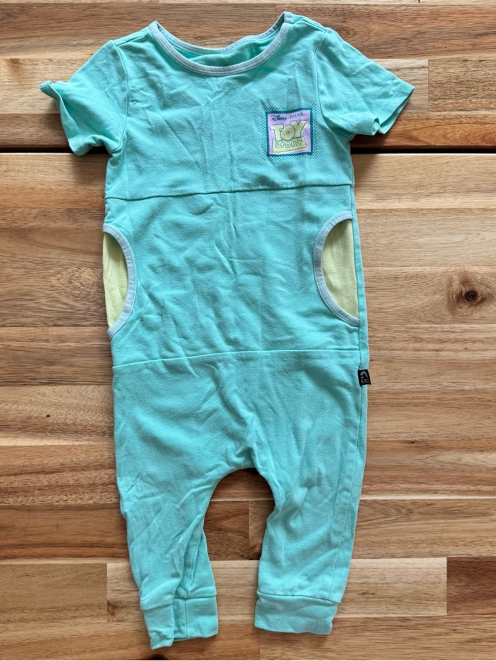 RAGS- Disney/Pixar Toy Story Mint Green Baby One-Piece